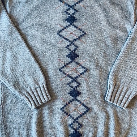 Vintage Grandpa Fiume Wool, Alpaca Pullover Sweater size XL - Picture 3 of 10